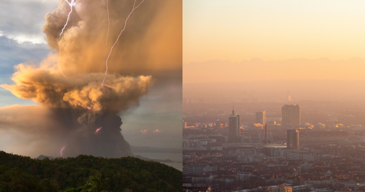 Metro Manila experience yet another SMOG due to air pollution and triggered by the weather.