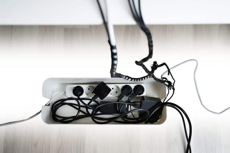 Neat and Organized Cords and Connections